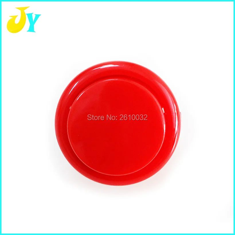 50 шт. 30 мм круглая нажимная кнопка/аркадная кнопка с переключателем, кнопки для аркадной игровой машины DIY игровой контроллер