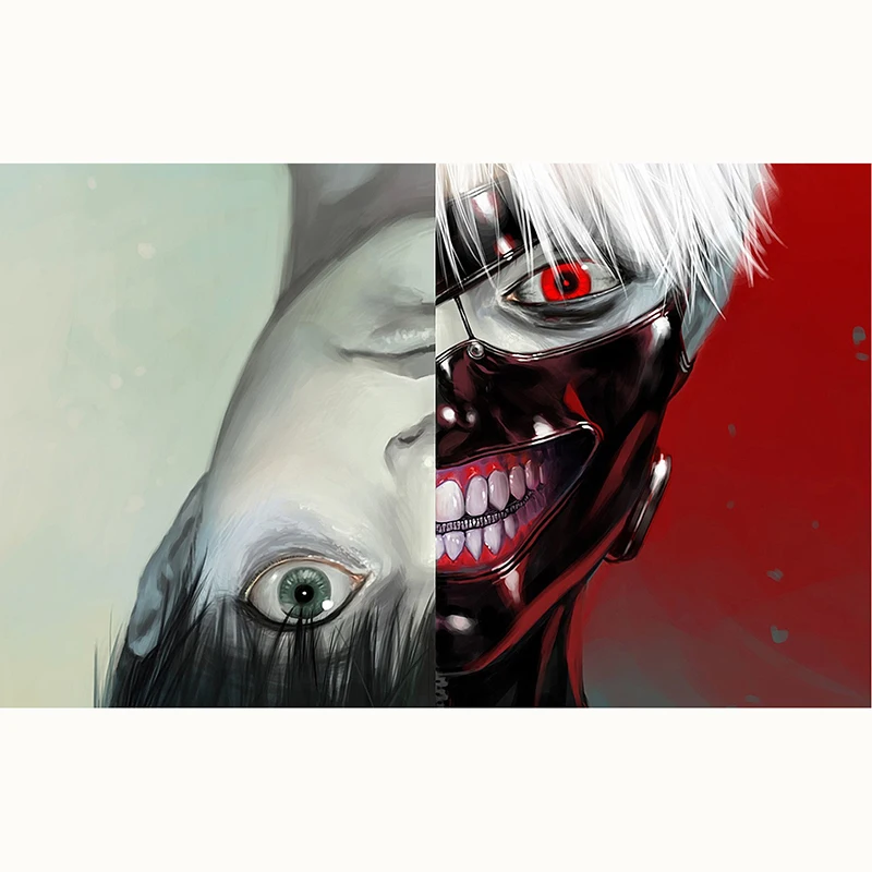 Full Square Drill 5D DIY Diamond Painting anime kaneki cross stitch crystal round diamond LK1