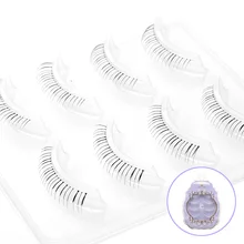 ICYCHEER 4 пары Нижние под нижним дном накладные ресницы японский натуральный тонкий макияж инструменты для красоты Наращивание ресниц заточенные ресницы