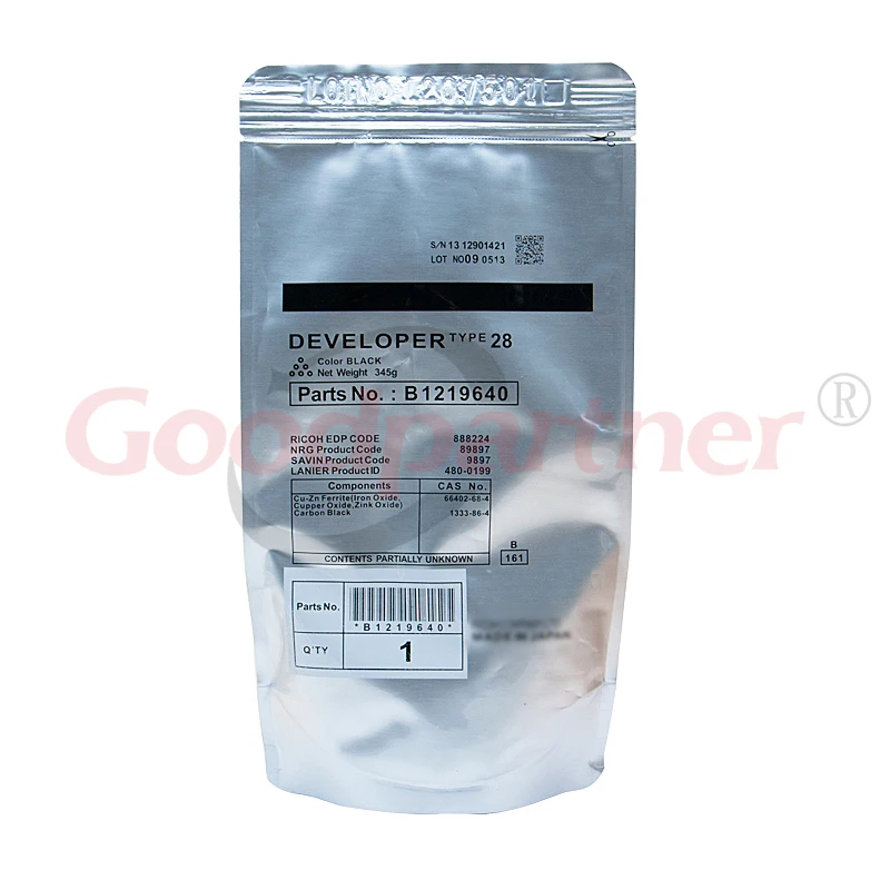 2X B121 9645 B1219640 Тип 28 проявитель для Ricoh 1015 2015 2016 2018 2020 3025 3030 MP 1600 2000 2352 2500 2550 2851 3010
