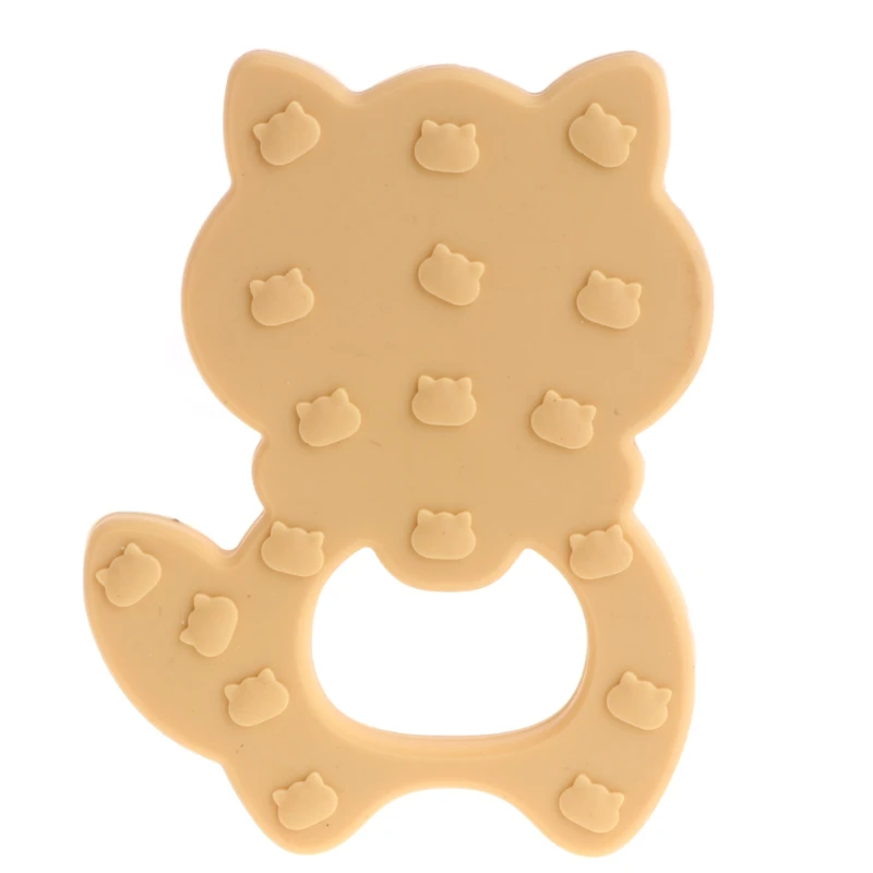 1 шт. детский Прорезыватель силиконовый медведь безопасное прорезывание зубов обучение малыша игрушки подарки для ребенка