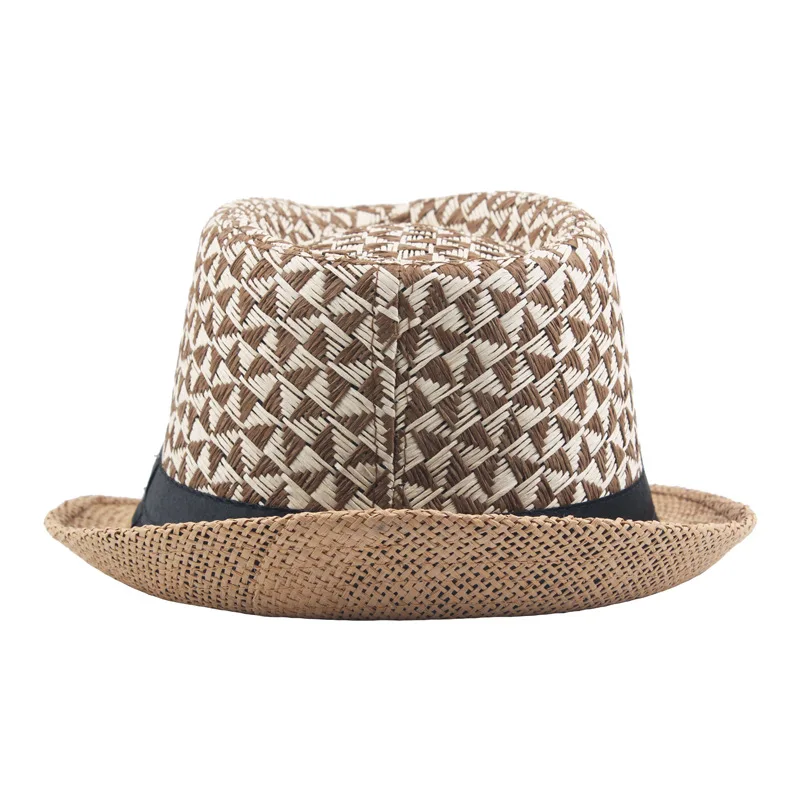 Модные летние женские шляпы от солнца, Уличная Повседневная шляпа для отдыха, Мужская винтажная Соломенная пляжная Панама, шляпы, женские шляпы, джазовая шляпа