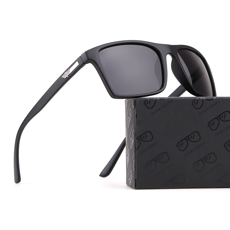 Поляризованные солнцезащитные очки для вождения, мужские поляризаторы, квадратная оправа, солнцезащитные очки для мужчин, брендовые дизайнерские очки, UV400, gafas de sol masculino