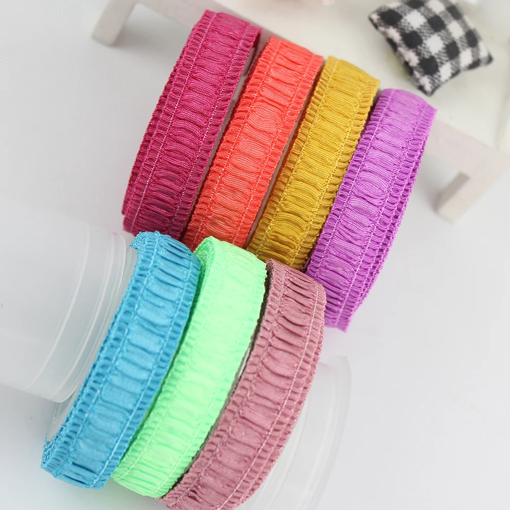 14mm colorful solid candy color elastic ribbon Waistband bra shoulder