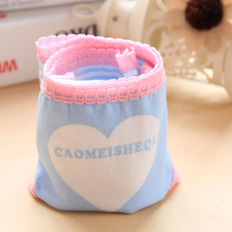 Новые трусики нижнее белье для девочек милые Трусы подростков с принтом светло