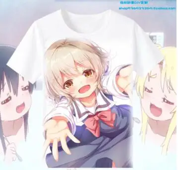 Anime Watashi Ni Tenshi Ga Maiorita Precious Friends Shirosaki Hana T-shirt  Cosplay Men Women T shirt Cute Short Sleeve Tee Tops - AliExpress