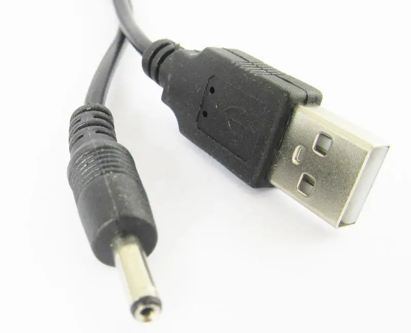 5 шт. USB 2 0 A папа 1 35x3 мм штекер постоянного тока В кабель питания футов/1 м