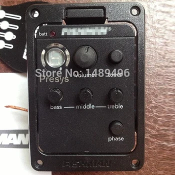 

TOP QUALITY OEM Piezo Guitar Pickups Parts Presys 101 Preamp EQ With Tuner LED Acoustic Guitar Pickup Guitar Accessories