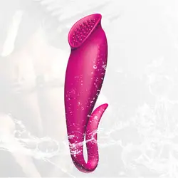 Новая форма русалки Вибраторы бар Русалка прыгающее яйцо женская мастурбация язык шок тренер стимулирующий вибратор #35M9