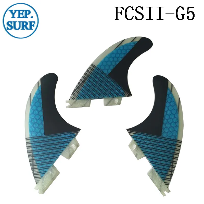 Плавники для доски серфинга FCS2 G5 сотовые плавники набор трехплавников FCSII из
