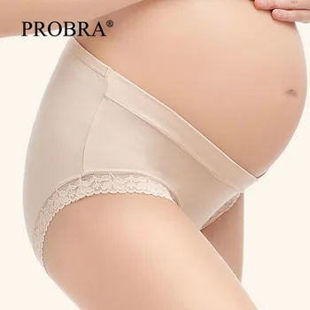

Sexy Lace Fashion Cozy Briefs Cotton Panties Women Bifurcation Stomach lift Pretty Briefs ow Waist Cute Women Underwear Pregnanc