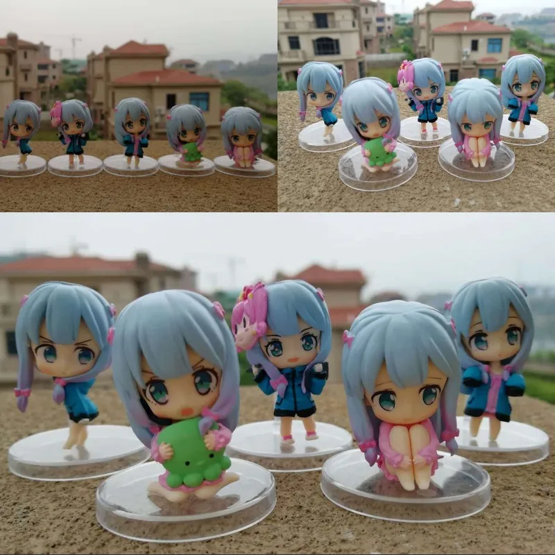 Anime Eromanga Sensei Izumi Sagiri PVC Action Figure Collectible Model doll toy 5cm (5pcs/set) OPP |