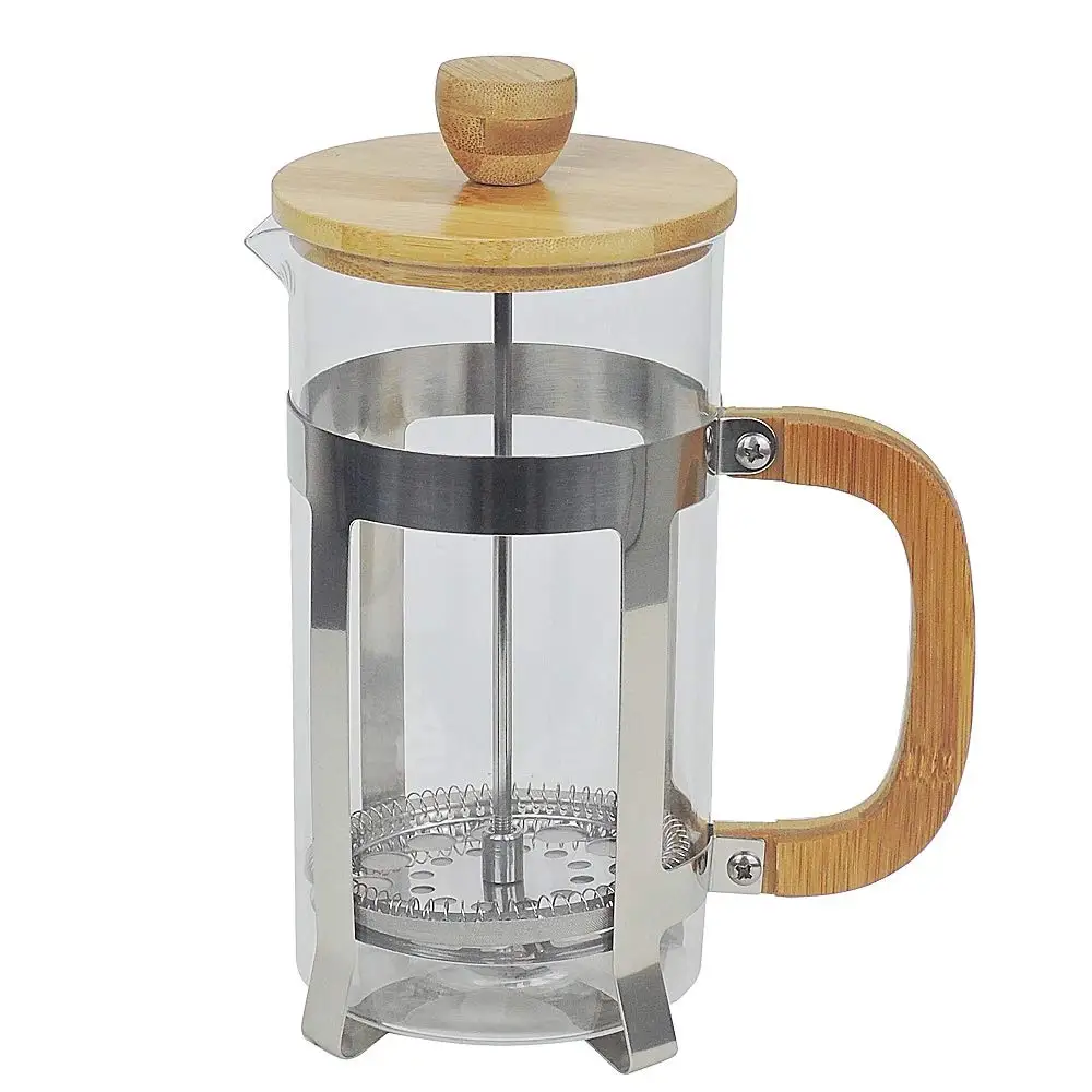 Французский Пресс Кофе чайник горшок с деревянной ручкой кофеварки 4Cup 27 унций 800