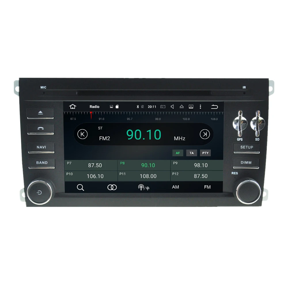 Excellent Support Apple Carplay Android 9.0 Car GPS DVD Multimedia Player For Porsche Cayenne 2003-2010 Auto radio Navigation Stereo 64G 4