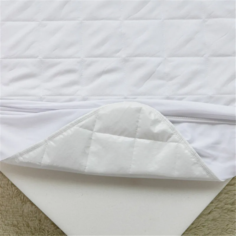 71X132CM Newborn Baby Cotton Brushed Fabric Mattress Protector Toddler Crib Mattress Cover Fitted Waterproof
