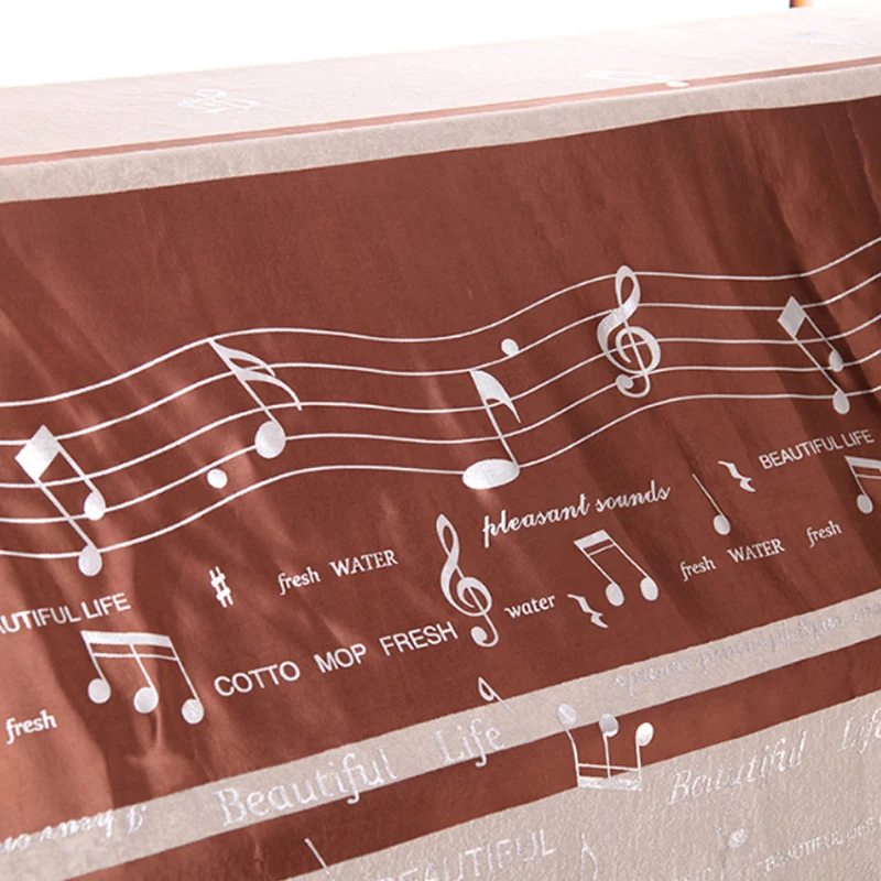 Dust Proof Practical European Style Piano Cover Thickening Cloth Decorated with Macrame for Universal Upright Vertical Piano (5)