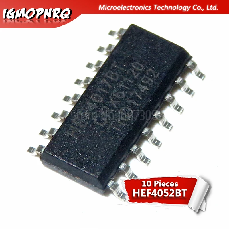 10 шт. HEF4093BT HEF4017BT HEF4052BT HEF4069UBT SOP логический чип устройства HEF4093 HEF4017 HEF4052
