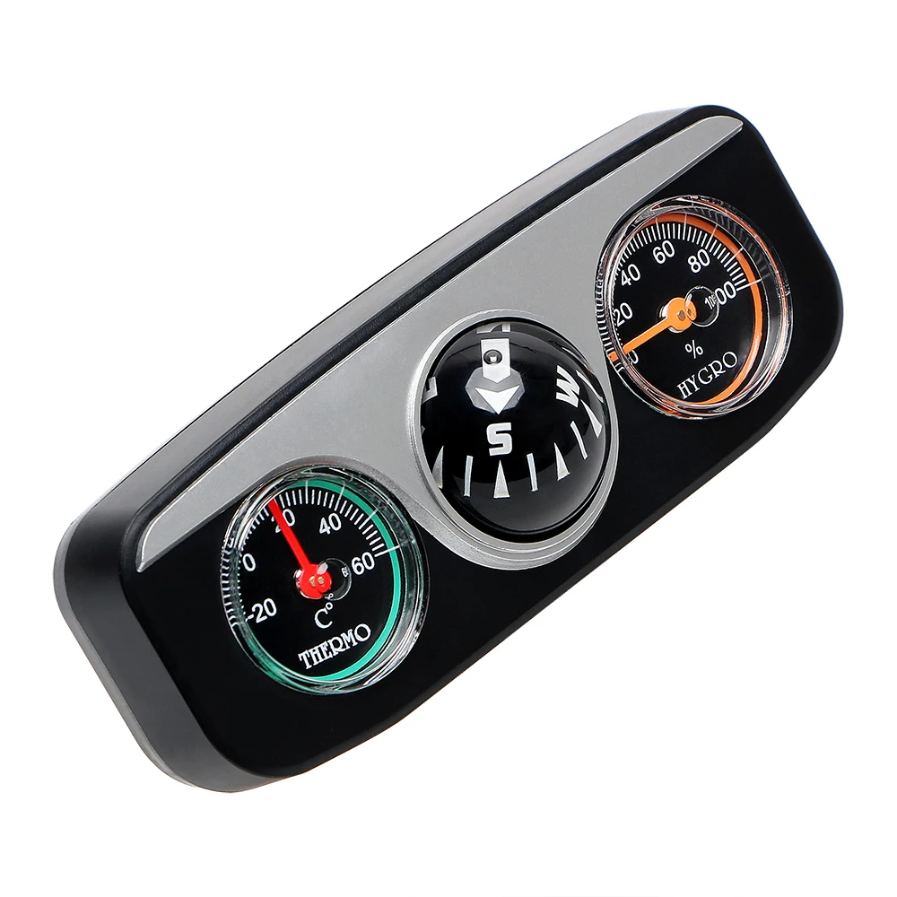 

LEEPEE Compass Thermometer Hygrometer 3 in 1 Guide Ball For Auto Boat Vehicles Car Styling Interior Accessories Car Ornaments