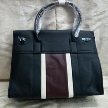 001 черная 36 см импортная кожаная повседневная сумка Роскошная брендовая модная женская сумка на плечо настоящая съемка! Много цветов