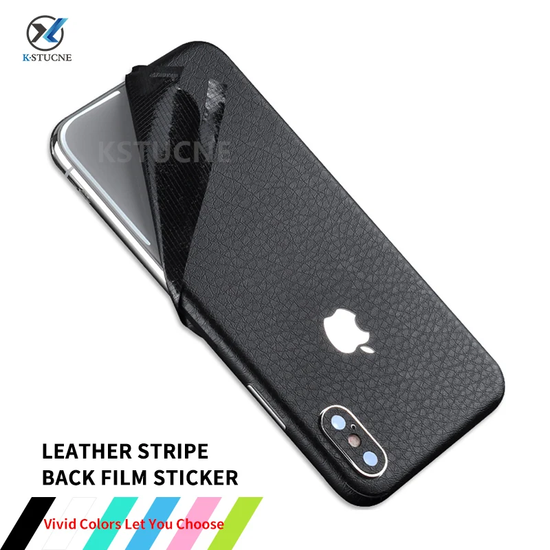 

Fashion Color Sticker Phone Back Film For iPhone 6S 7 8 Plus X XS Max XR Cases Full Body Candy Color Decal Protective Case Cover