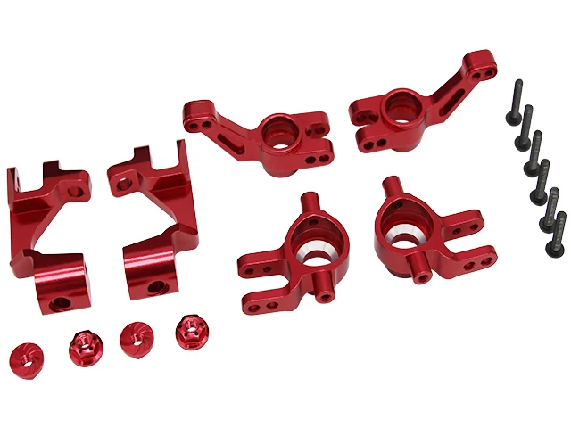 

Xspede CNC Alloy Beef Up Suspension Front Rear C Block Kit for 1/10 Traxxas Slash Stampede Rally 4wd RC Car Parts