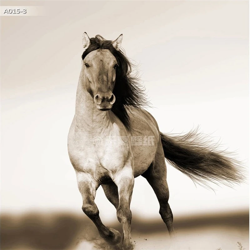 Popular Horse Wallpaper Mural-Buy Cheap Horse Wallpaper ...