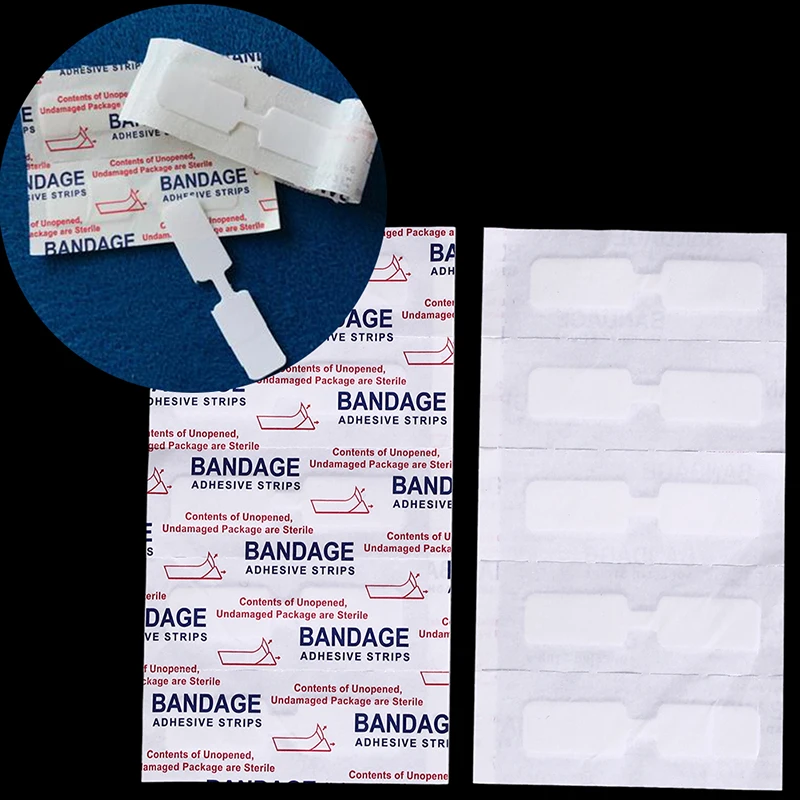 10 pièces étanche ruban aide papillon adhésif plaie fermeture bande aide Bandages adhésifs Kit d'urgence soins de la peau accessoires (lot de 10)