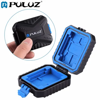 

PULUZ 11 in 1 Waterproof Memory /SD Card Case Storage Box for 3SIM + 2XQD + 2CF + 2TF + 2SD Card