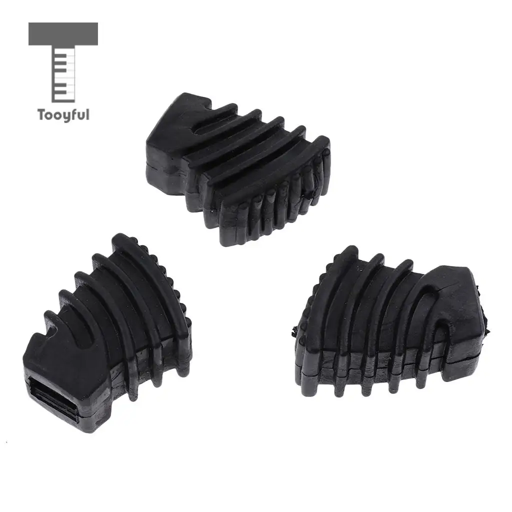 3pcs Replacement Rubber Feet for Single Braced Drum Hardware Cymbal Stands