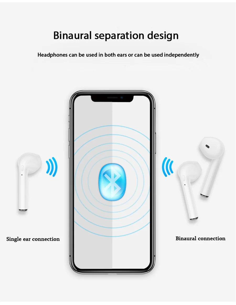 6 i7s-TWS-Mini-Wireless-Bluetooth-Earphone-Stereo-Earbud-Headset-With-Charging-Box-Mic-For-Iphone-Xiaomi