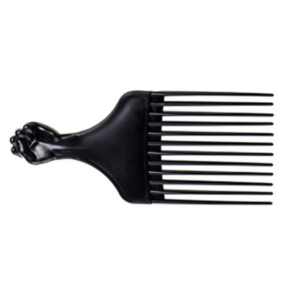 Black Pocket Plastic Comb Natural Super Narrow Tooth Combs No
