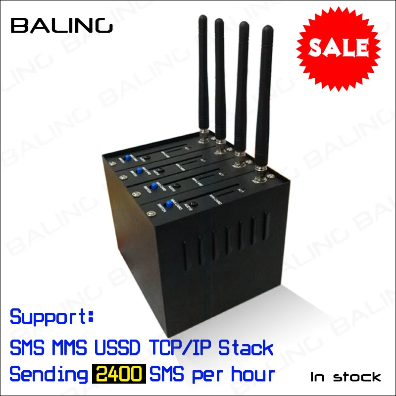 Usb модем GSM Wavecom 4 порта модема на основе wavecom q2403 Поддержка SMS MMS USSD|usb modem gsm|modem gsmusb |