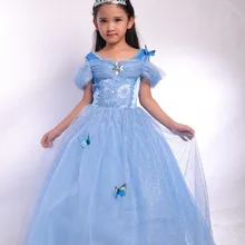 Детские Вечерние платья; платье Золушки; торжественное платье; праздничные платья принцессы для маленьких девочек-подростков; Детские костюмы Золушки для девочек