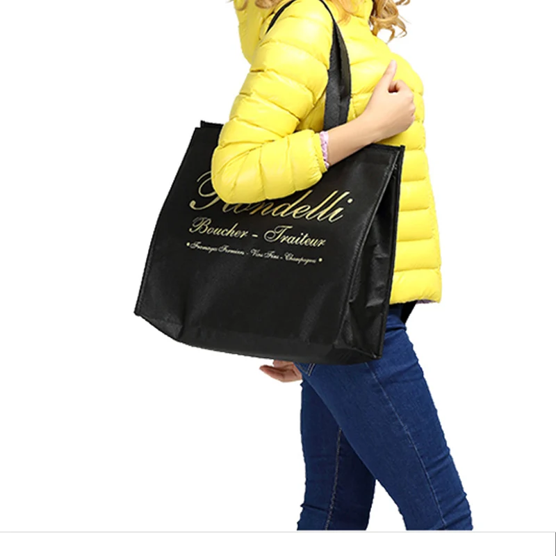 

new big capacity cooler bag insulation cool black large insulated shopping tote bag food milk fresh warm carrier ice pack bag