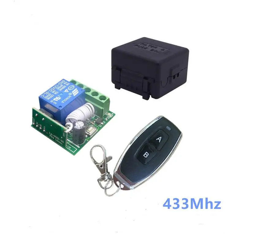 

DC 12V 10A 315MHz 433MHz RF Wireless Remote Control Switch 12 V Remote control Controller With Receivers for Home Automation
