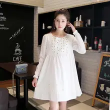 2016 New Autumn Breastfeeding font b Clothes b font Pregnant Dress Long Sleeve Nursing font b