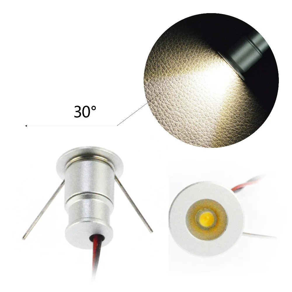 Небольшой светодиодный светильник-пуховик Светодиодный точечный потолочный светильник мини Встраиваемый светодиодный светильник Кабинета светильник 1 Вт 3 в горшок светильник теплый белый