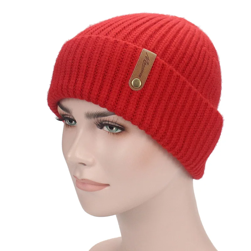 Брендовая зимняя шапка для мужчин Skullies Beanies, женская теплая шапка унисекс, эластичная вязаная шапка, шапки для спорта на открытом воздухе, лыжная шапка, женская шапка - Цвет: I