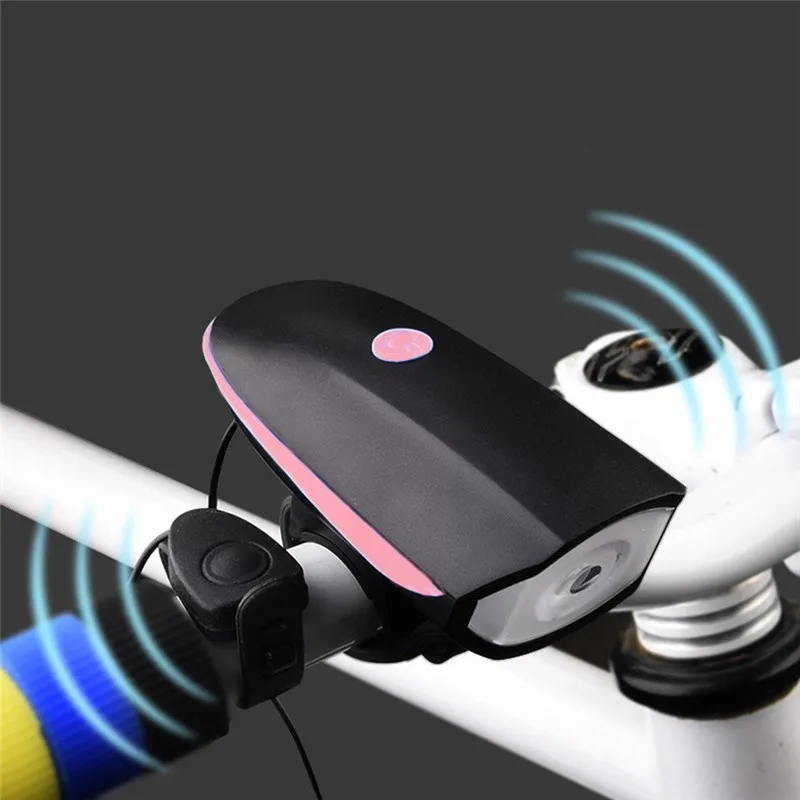 Bike Speaker USB Rechargeable 2Mode Cycling Bicycle Light Riding Horns