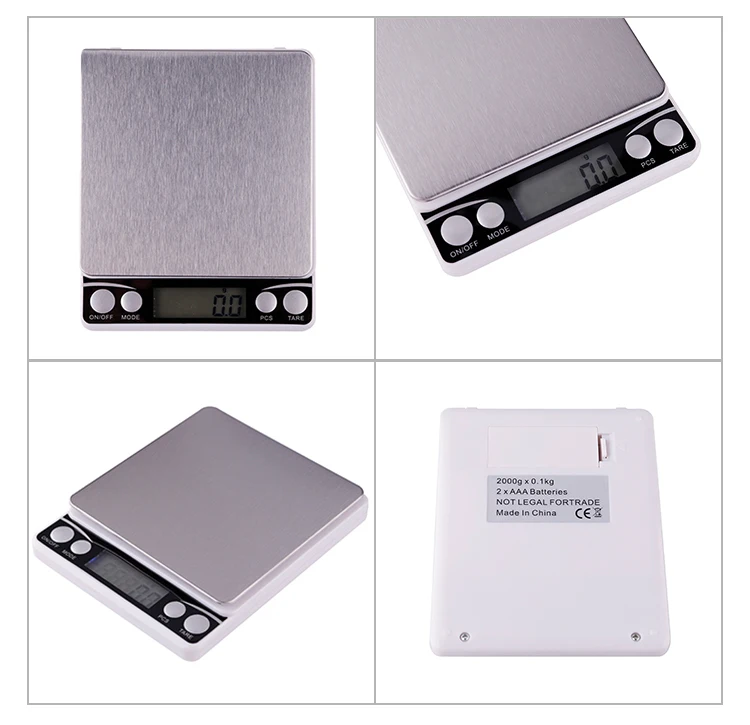 fashion design Portable High precision Stainless Steel Digital Kitchen Scale