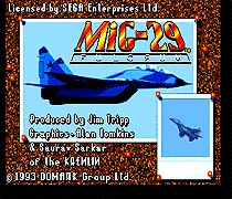 Mig 29 16 бит MD игровая карта для sega Mega Drive для sega Genesis