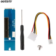 OOTDTY мужского и женского пола NGFF M.2 на PCI-E 4x переходная плата для слота карты адаптер для добывания монет Биткойн