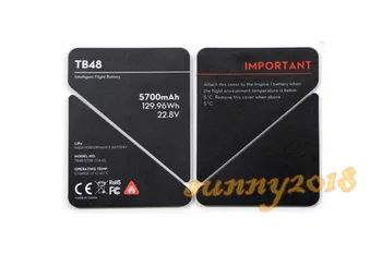 

DJI Inspire 1 TB47 / TB48 Battery Insulation Sticker DJI Accessories Spare Parts High Quality