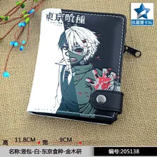 Мужские/женские кожаные кошельки аниме Токийский Гуль Kaneki Ken дизайнерский кожаный кошелек для косплея подарок