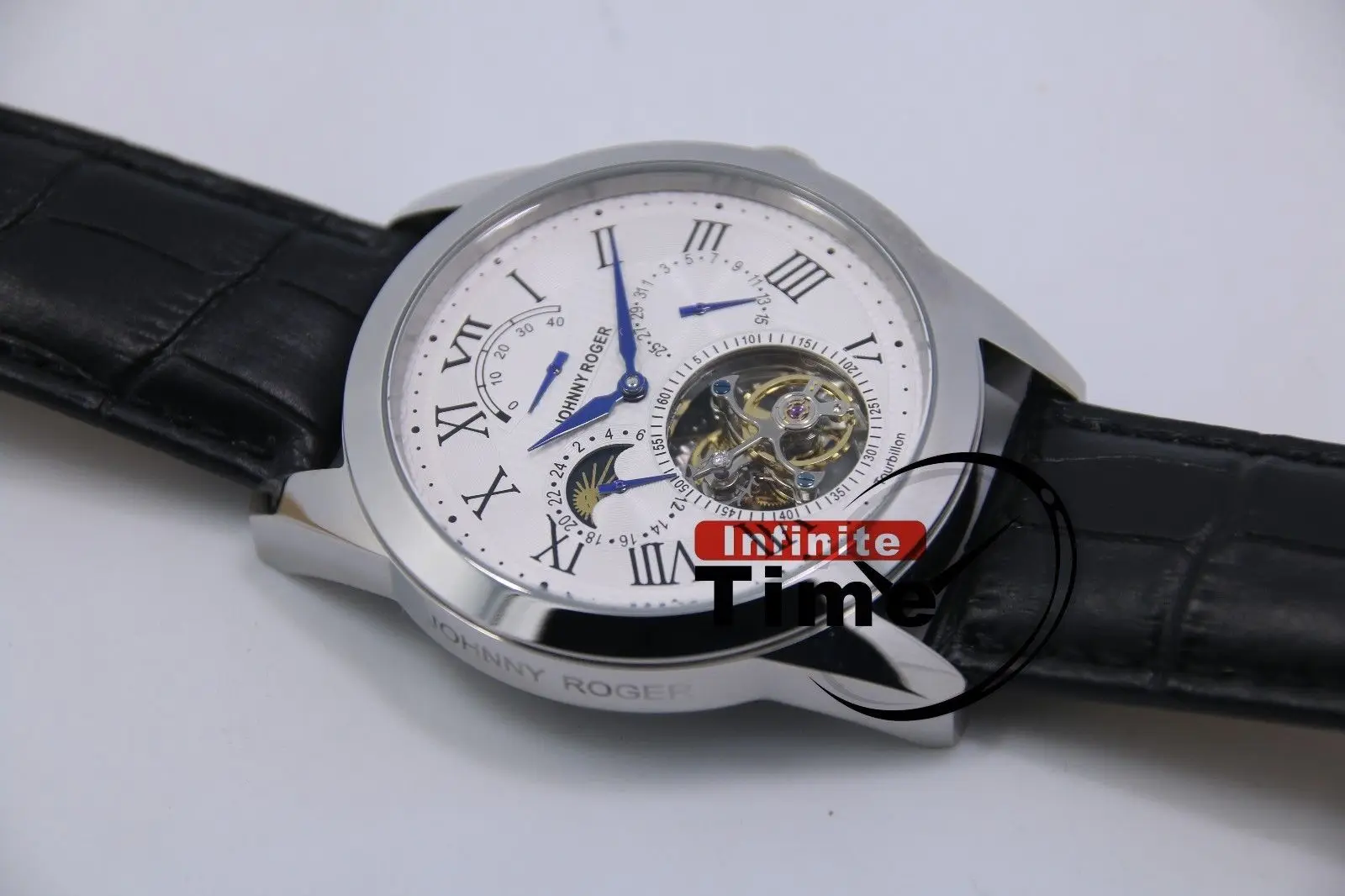 

Genuine Seagull Tourbillon OEM Man Handwind Wristwatch JOHNNYROGER Date Power Reserve