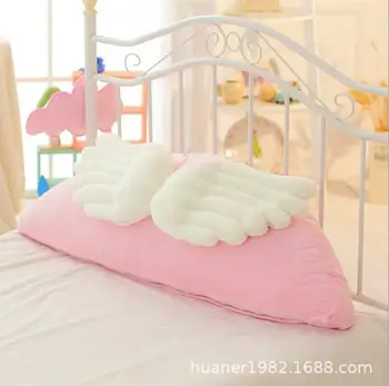 

Cute angel princess big backrest Girl bed cushion Children's bed soft pillows plush toys
