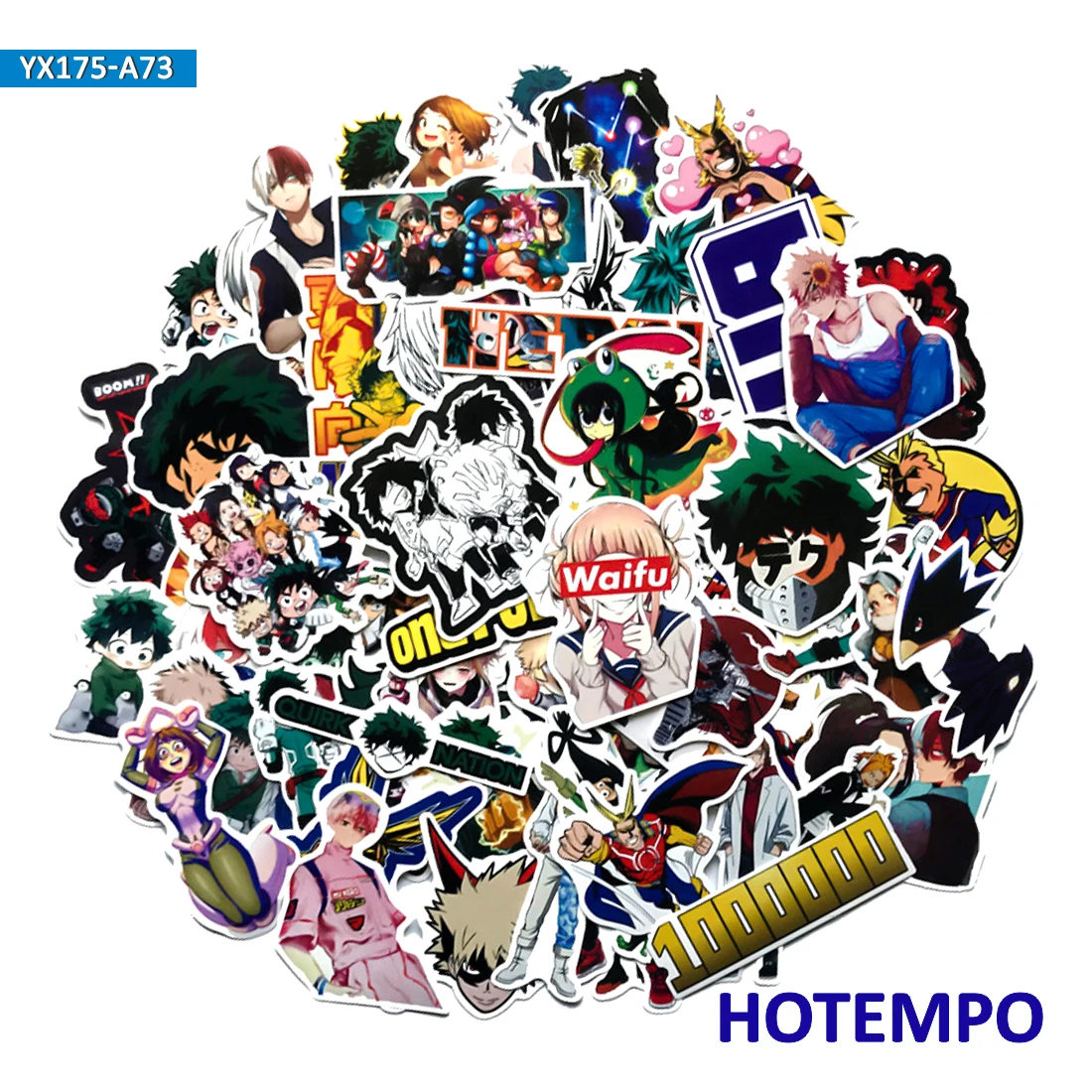 70pcs Izuku Midoriya All Might Boku no Hero Academia Character Sticker for Mobile Phone Laptop Luggage Skateboard Car Stickers 70pcs Izuku Midoriya All Might Boku no Hero Academia Character Sticker for Mobile Phone Laptop Luggage Skateboard Car Stickers