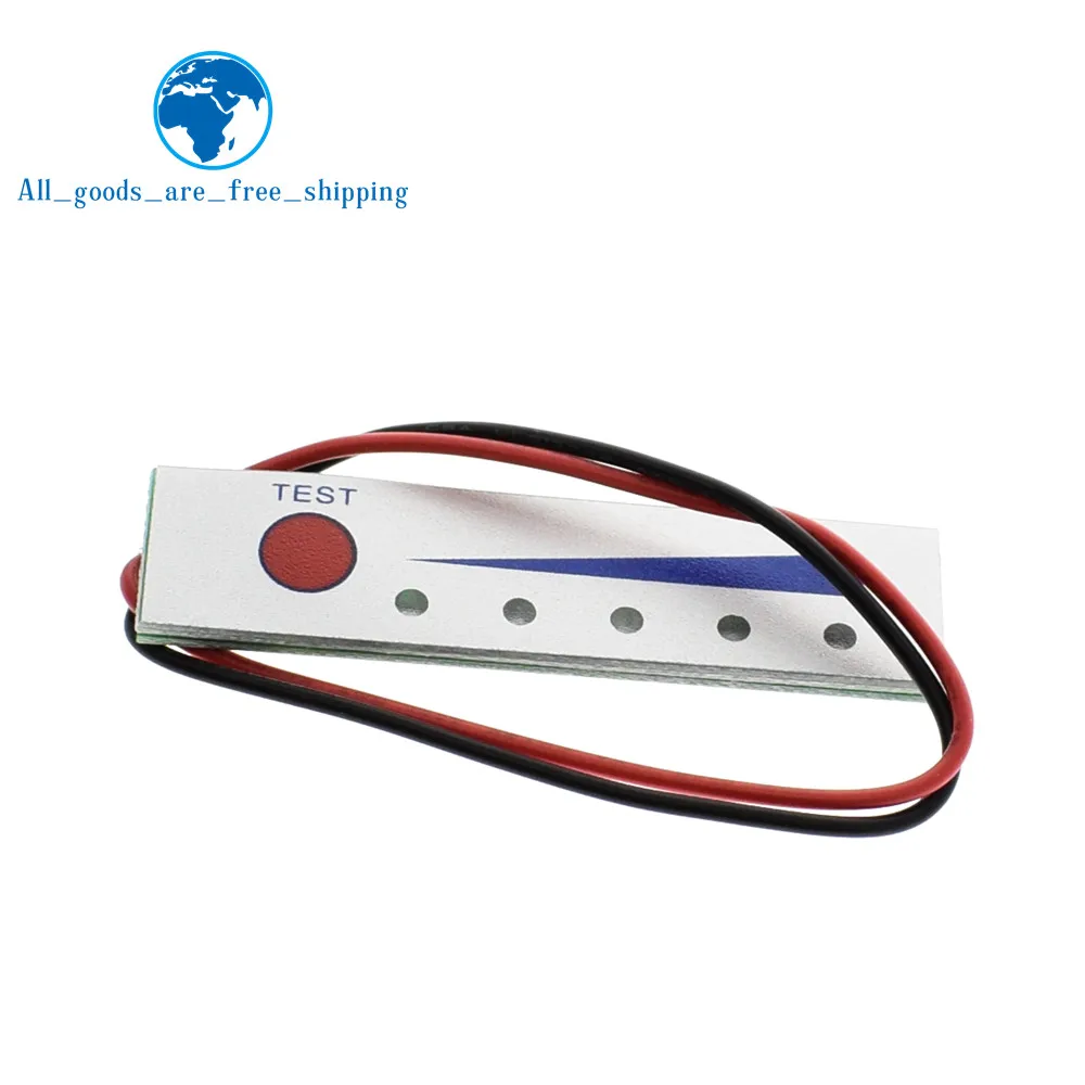 

TZT 12V Lithium Battery Capacity Indicator Electricity Power Level Tester Li-ion Display