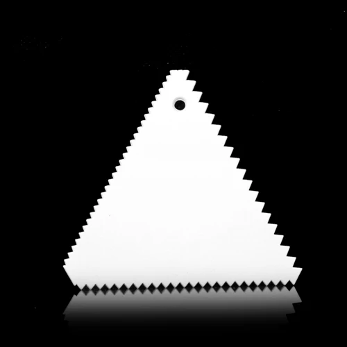 

1pcs Plastic Dough Icing Fondant Scraper Cake Decorating Baking Pastry Tools Plain Smooth Jagged Edge Spatulas Cutters
