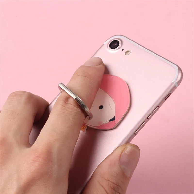 Cute Cartoon Finger Ring Mobile Phone Bracket 360 Degree Universal Stand Holder For iPhone 6/7 Samsung Galaxy S8 all Smart Phone Cute Cartoon Finger Ring Mobile Phone Bracket 360 Degree Universal Stand Holder For iPhone 6/7 Samsung Galaxy S8 all Smart Phone
